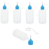 5 X 50ml Needle Tip Bottles (Blue Caps)