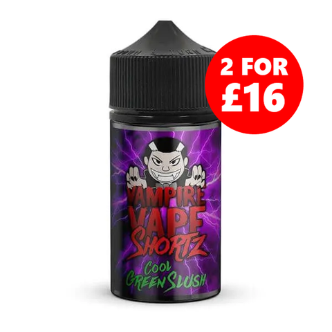 Cool Green Slush - 50ml (Vampire Vape Shortz) - 2 for £16