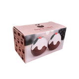 Christmas Pudding Salt and Pepper Shakers