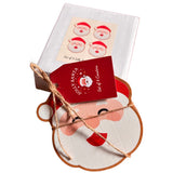 Jolly Santa Coaster Set
